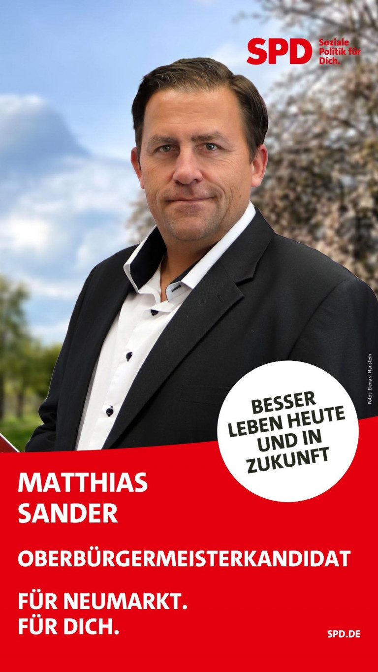 2023 Matthias Sander OB Neumarkt - Besser leben heute und in Zukunft